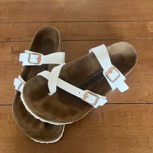 White Birkenstock Mayari Sandal - Size 38